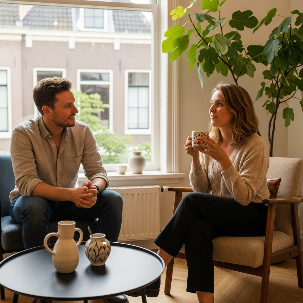 Life coaching session, Amsterdam