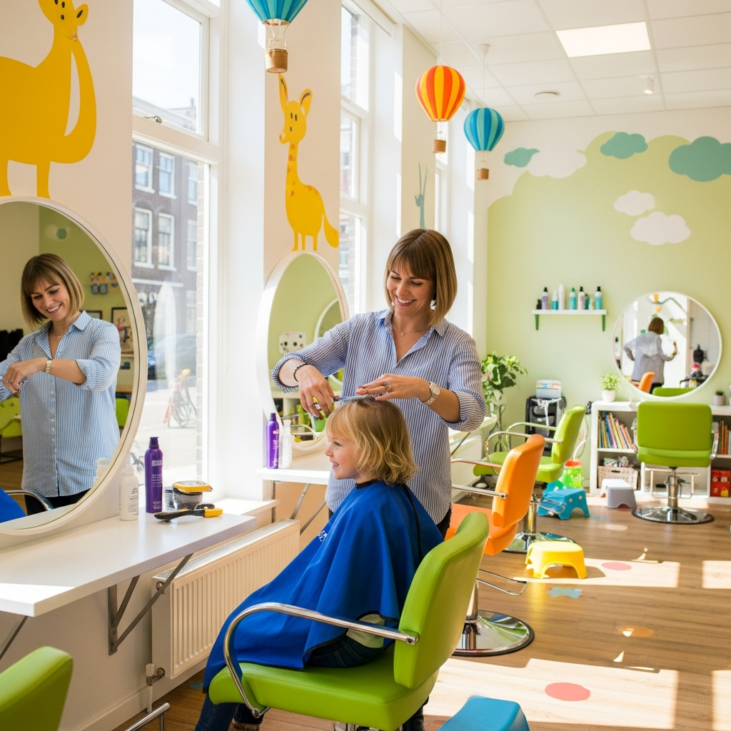 Children's haircut, Amsterdam