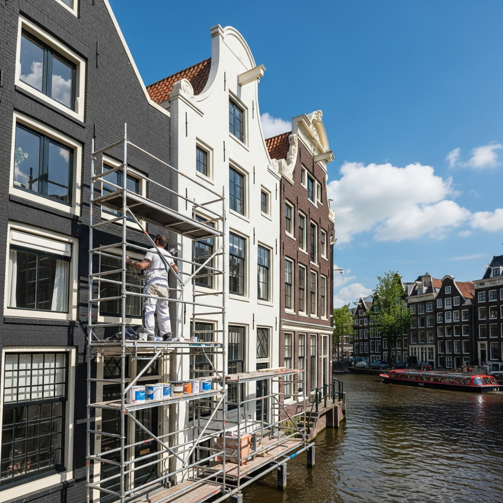 Exterior painting, Amsterdam