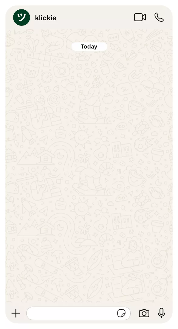 A community manager running the community from WhatsApp