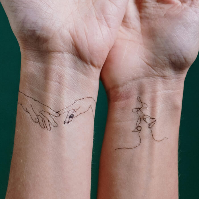 Fine line tattoo, Amsterdam